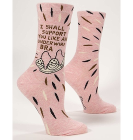 Support You Like an Underwire Bra Women's Crew Socks