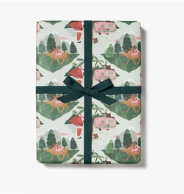 Santa Camper Wrapping Paper - Curbside Pick-Up Only