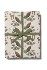Deer & Pinecones Wrapping Paper - Curbside Pick Up Only
