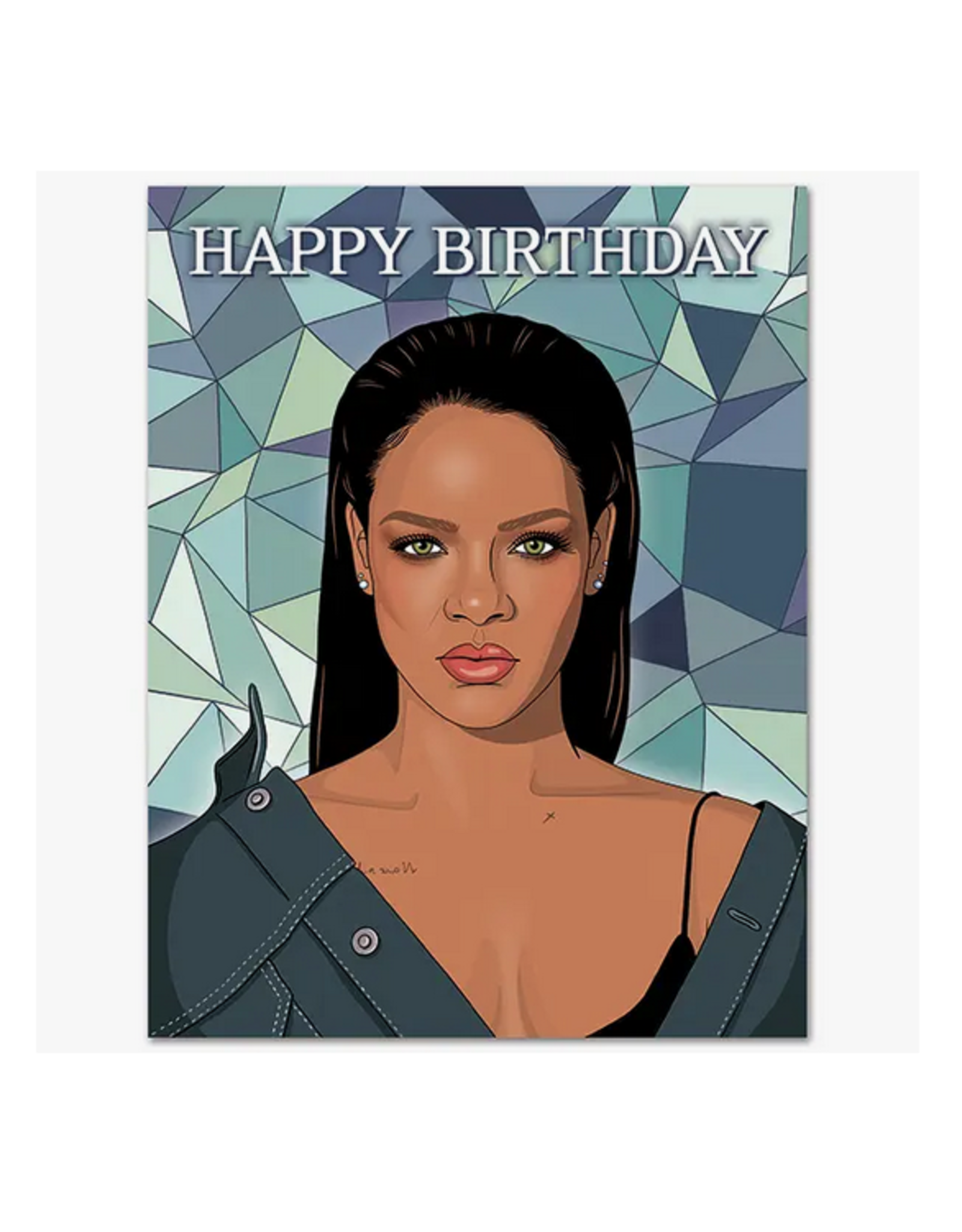Happy Birthday Rihanna Greeting Card