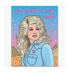 Happy Valentine's Day Darlin' Dolly Parton Greeting Card