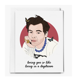 Harry Styles Living In A Daydream Greeting Card