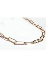 Rose Gold Paperclip Necklace