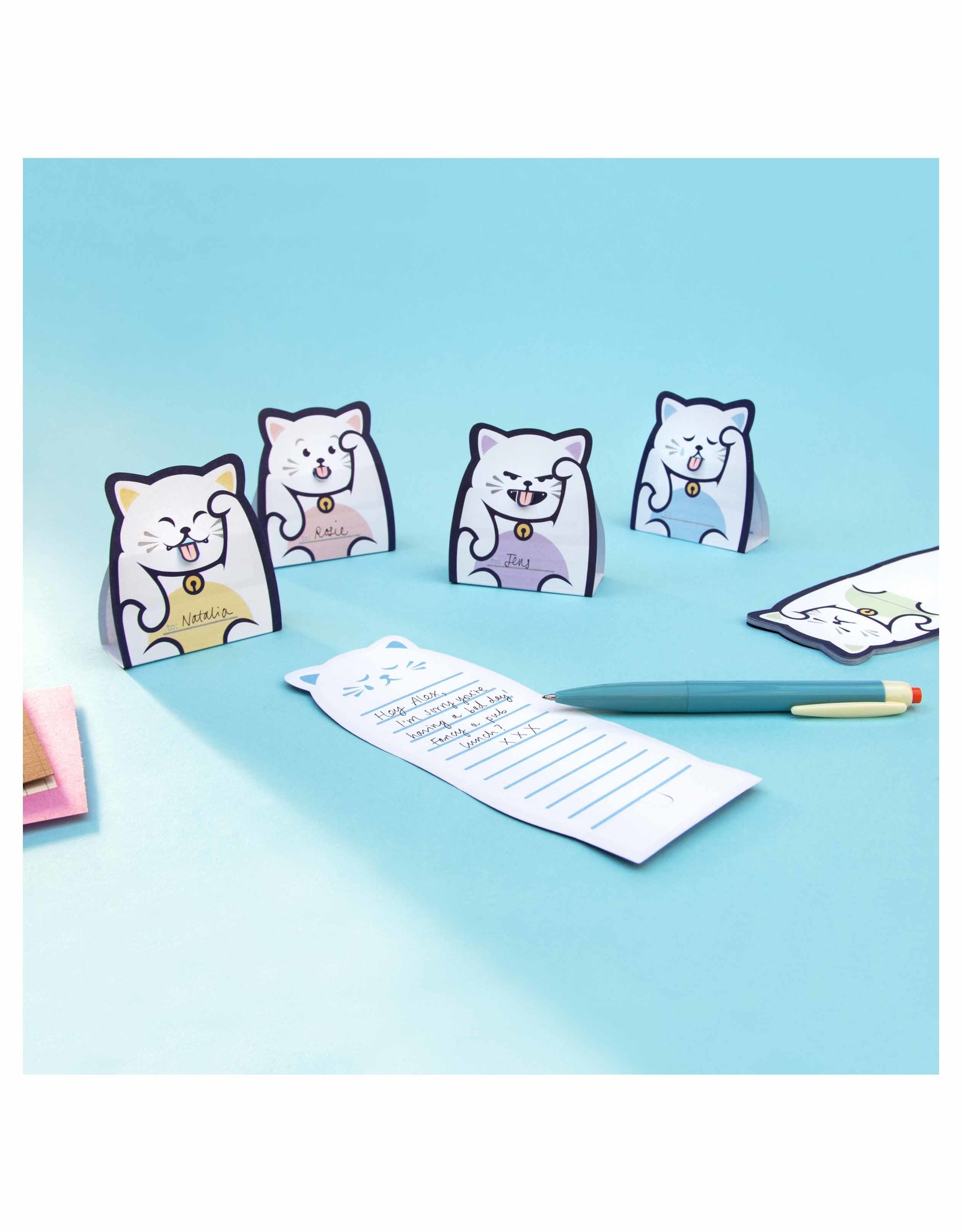 Lucky Cat Message Pad