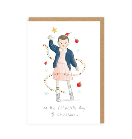 Eleventh Day Of Christmas Greeting Card