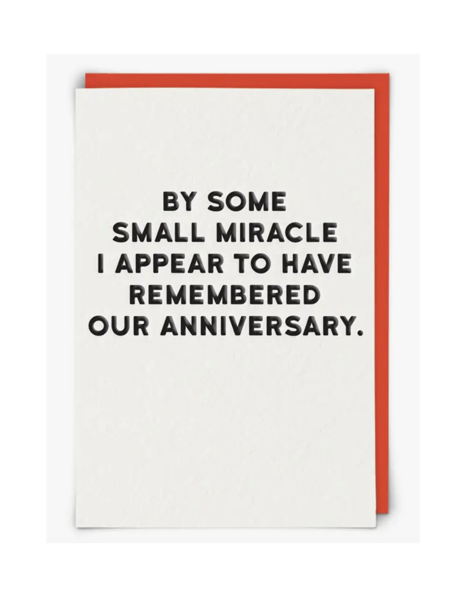 Anniversary Miracle Greeting Card