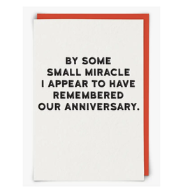 Anniversary Miracle Greeting Card