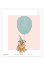 Have a Pawfect Birthday Puppy Greeting Card