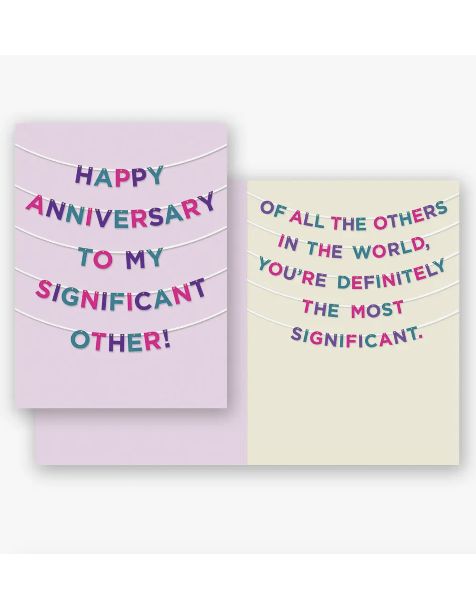 Happy Anniversary to My Significant Other Greeting Card