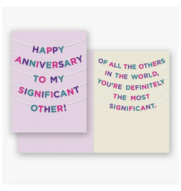 Happy Anniversary to My Significant Other Greeting Card