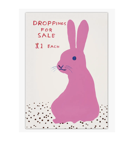 Droppings For Sale Rabbit Postcard