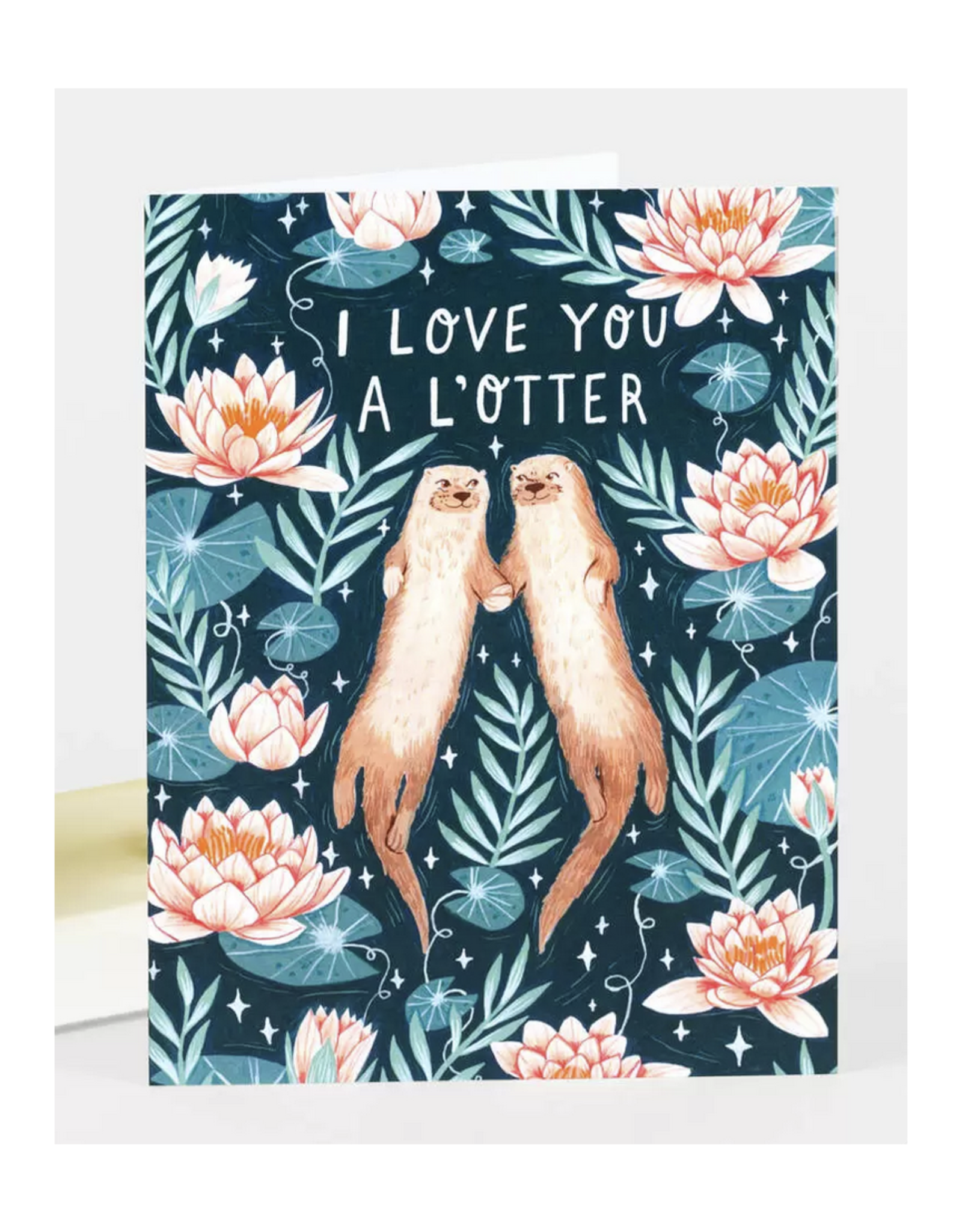 I Love You a L- Otter Greeting Card