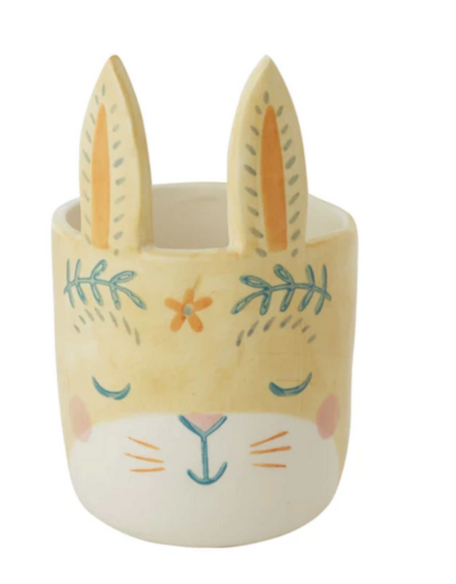 Frolic Rabbit Pot - Yellow