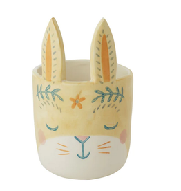 Frolic Rabbit Pot - Yellow