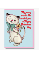 Pussy Valentine's Day Greeting Card
