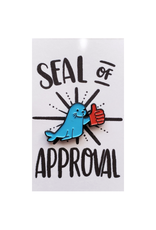 Seal of Approval Enamel Pin