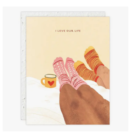 I Love Our Life Greeting Card