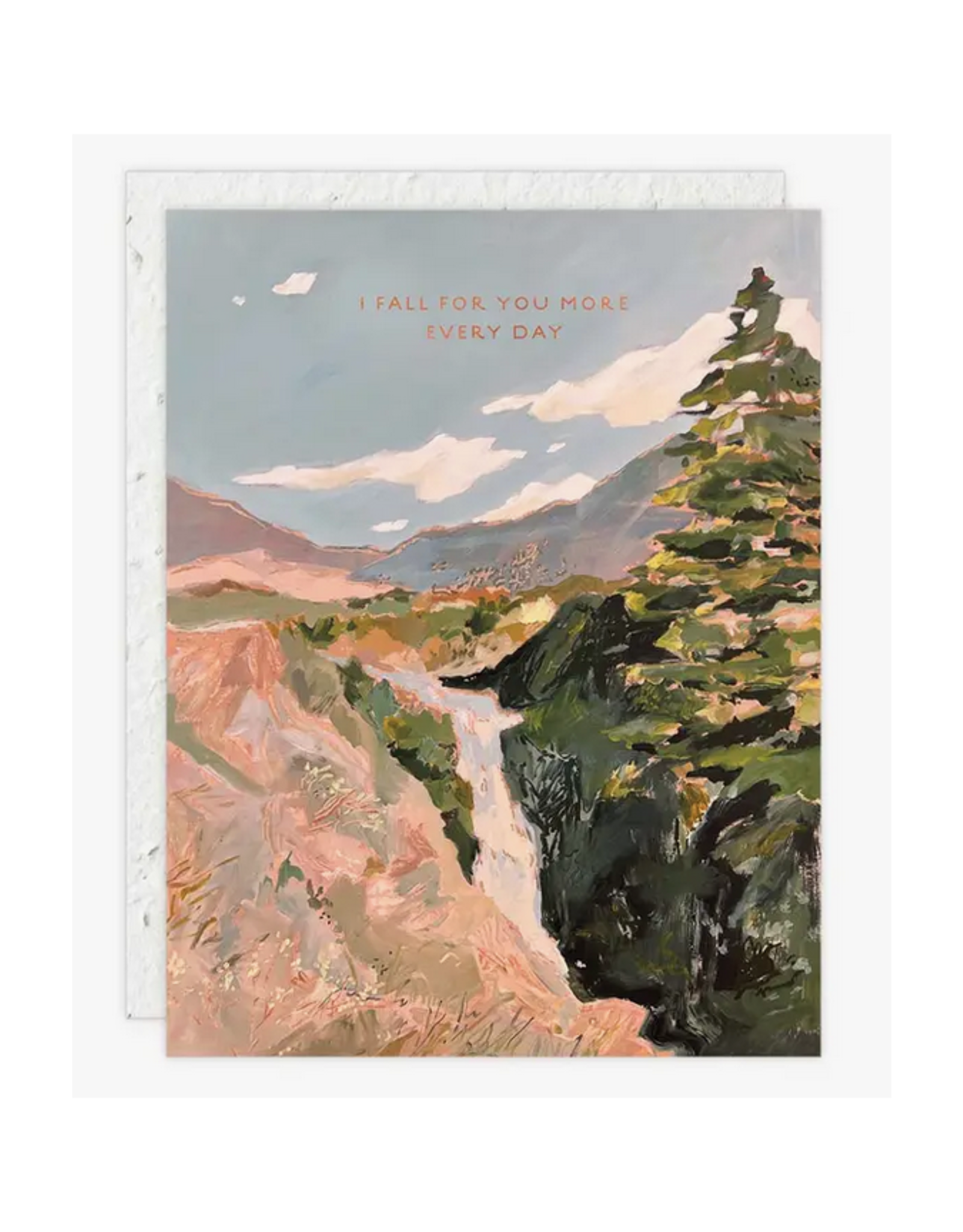 Fall For You More Every Day Greeting Card