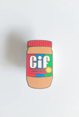 Gif Peanut  Butter Enamel Pin