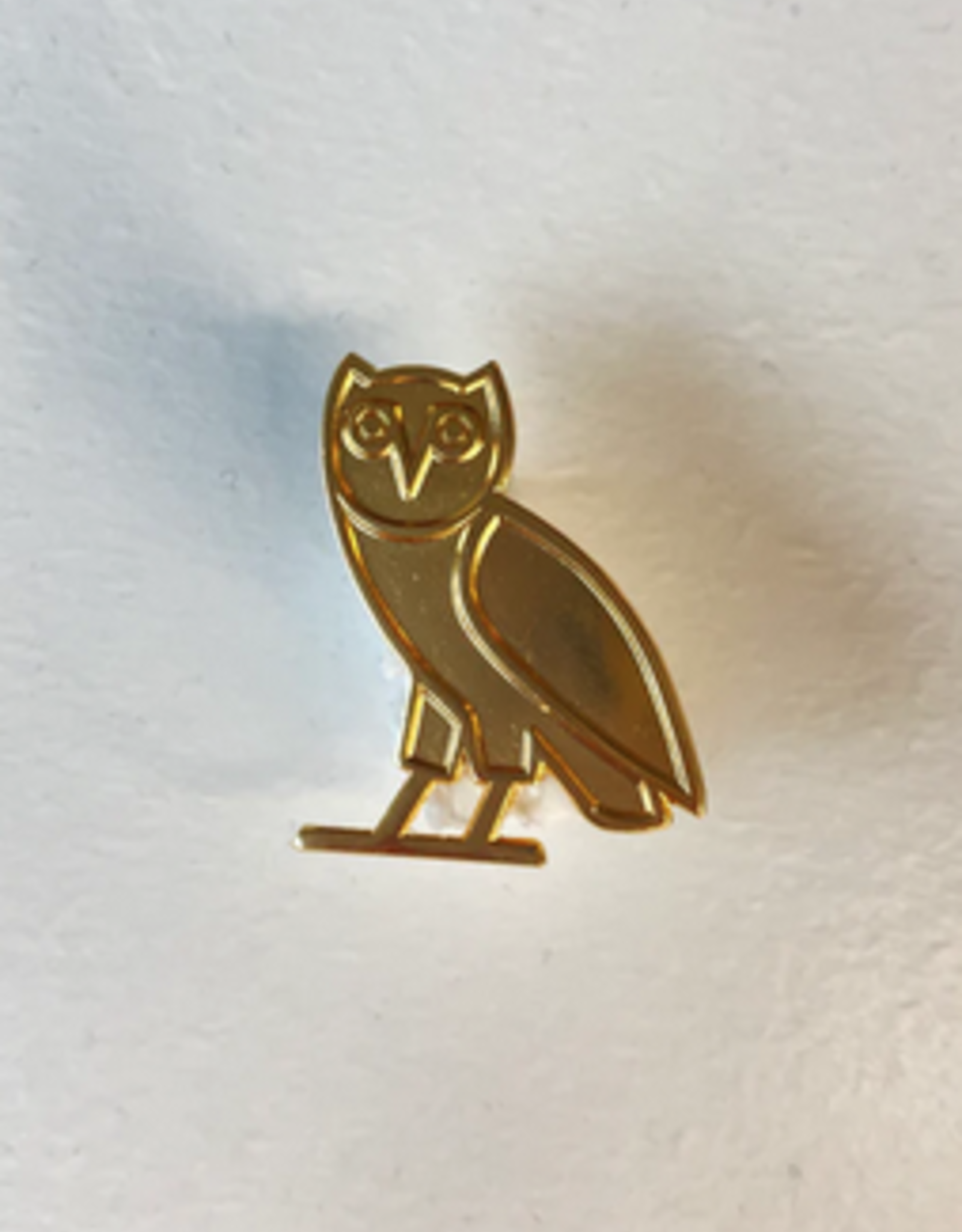 Gold Owl (Drake) Enamel Pin