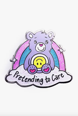 Pretending to Care Enamel Pin