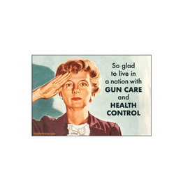 Gun Care and Health Control Magnet