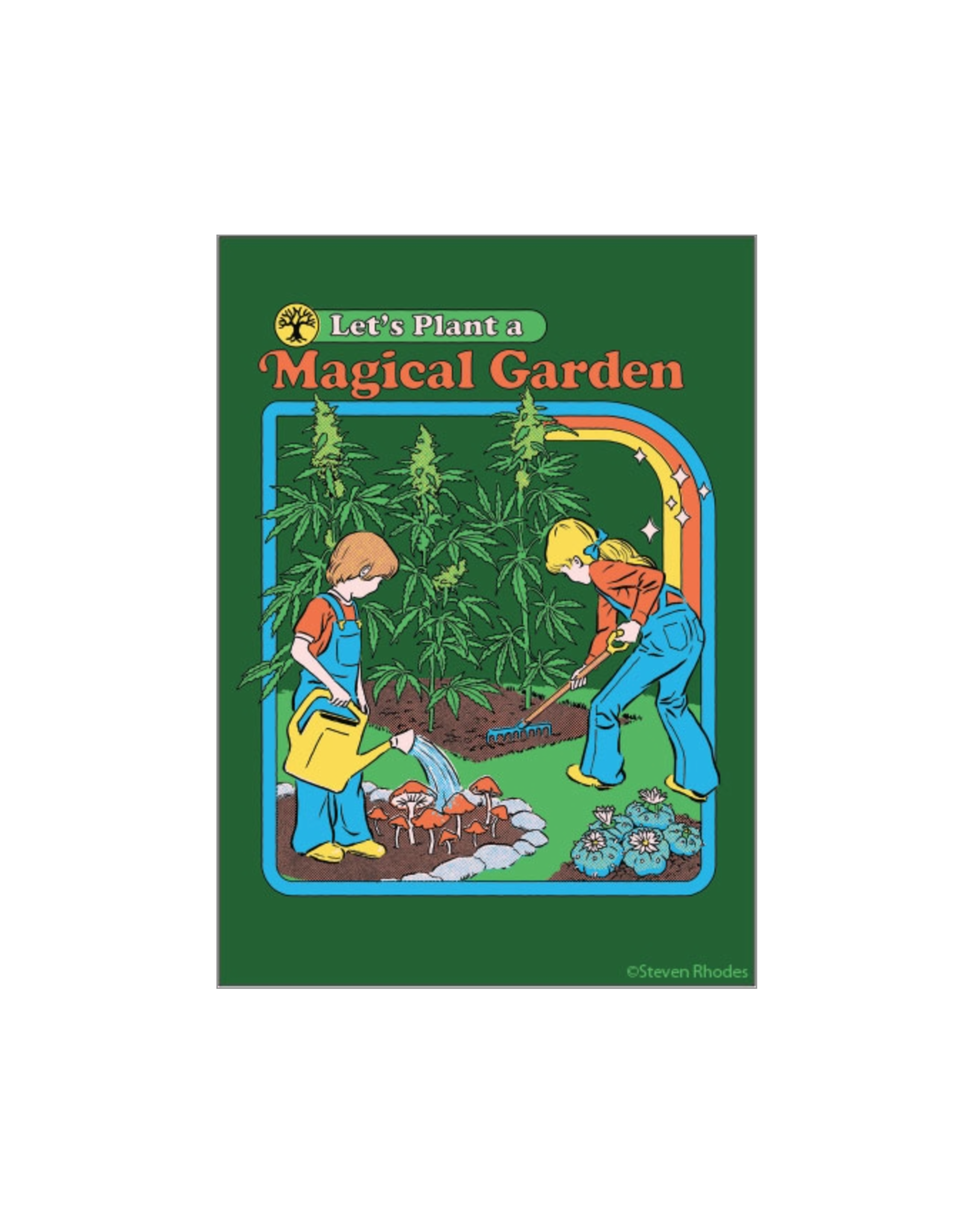 Let's Plant a Magical Garden Magnet