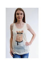 Bandit Bear Tank Top