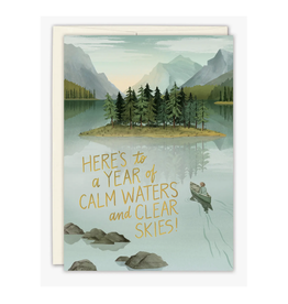 Clear Skies and Warm Water Birthday Greeting Card