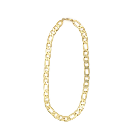 Chunky Chain Layering Necklace - Brass