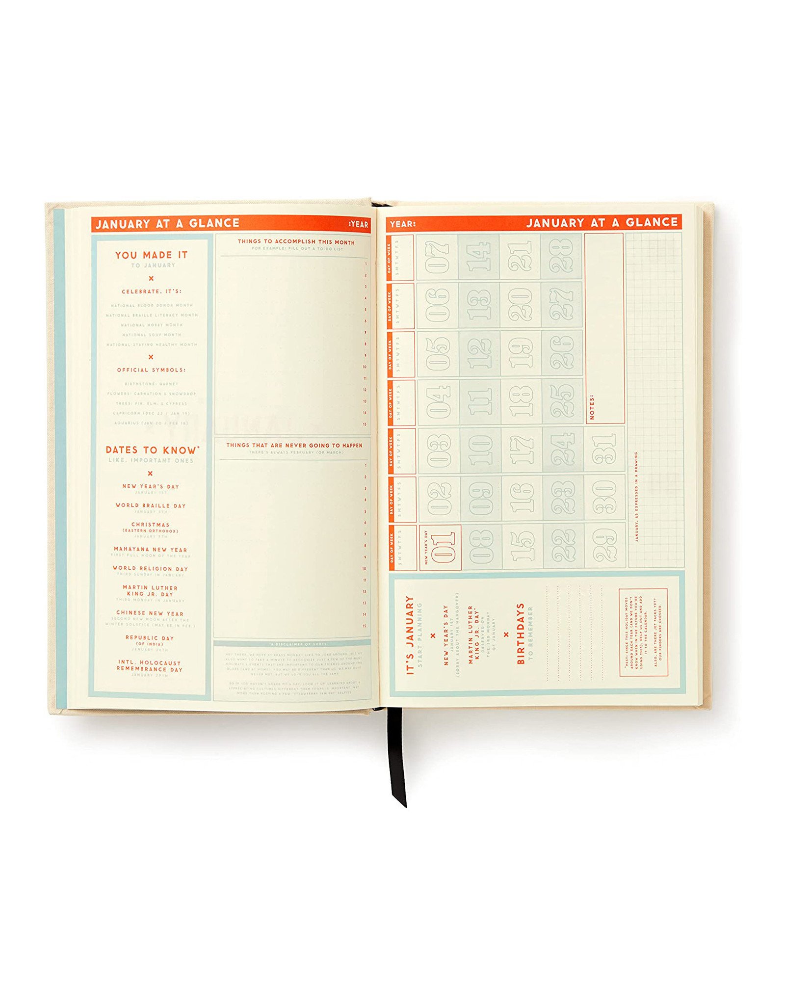 Big Plans Undated Standard Planner