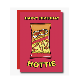 Happy Birthday Hottie Cheetos Greeting Card