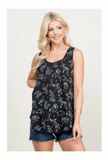 Celestial Animal Print Tank Top