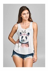 Colorful Panda Tank Top