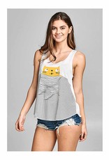 Illusion Cat Tank Top