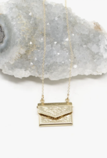 Golden Envelope Necklace (Crafts & Love)