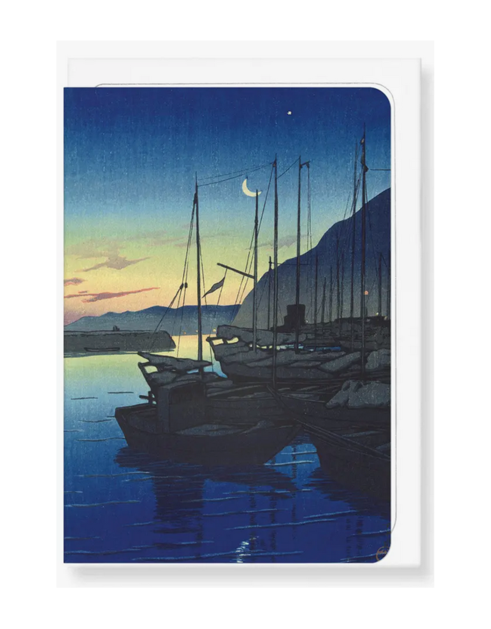 Morning In Beppu: Japanese Greeting Card