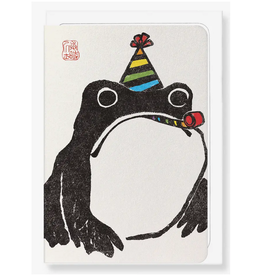 Party Frog: Japanese Greeting Card