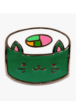 Cat Sushi Maki Roll Enamel Pin
