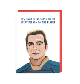 Superior To Every Person On This Planet Greeting Card