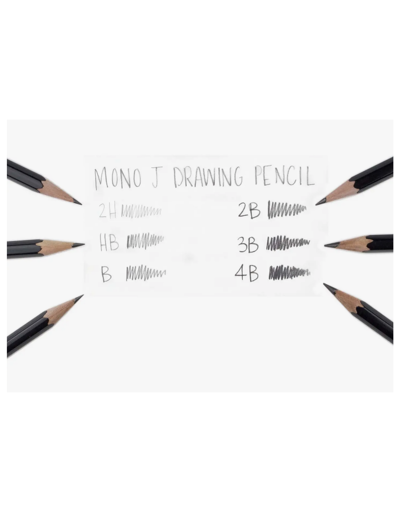 Mono J Drawing Pencil Set - 6 Pack