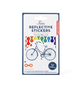 Bike Reflector Stickers - Rainbow Chains