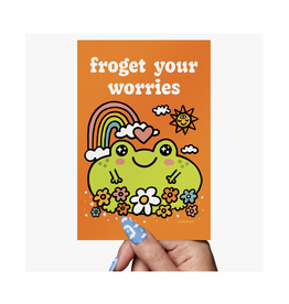 Froget Your Worries Framed Print