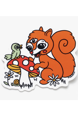 Explore Squirrel Sticker
