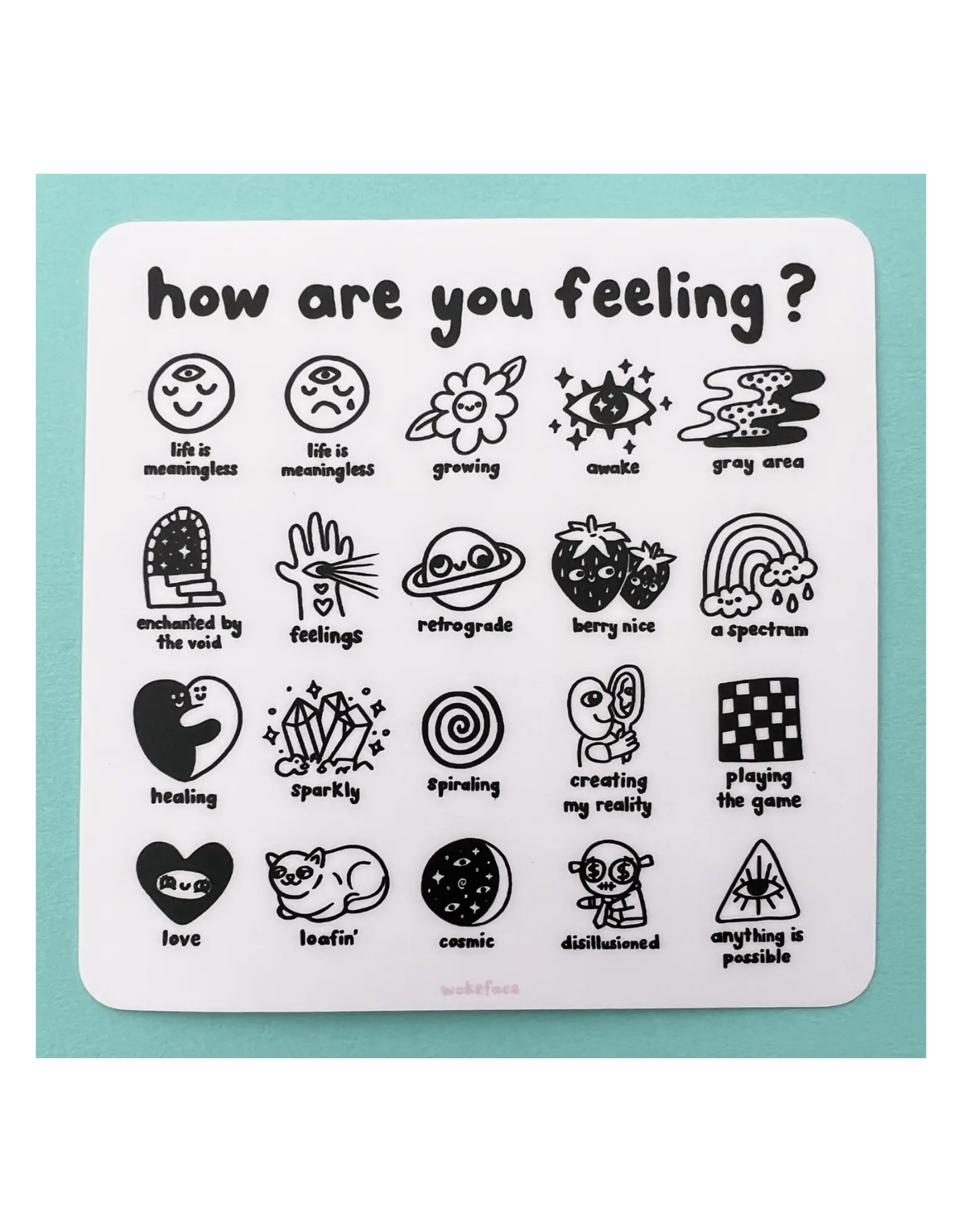 How Are You Feeling? Sticker