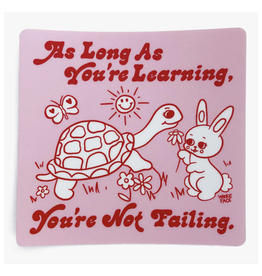 As Long As You're Learning Sticker