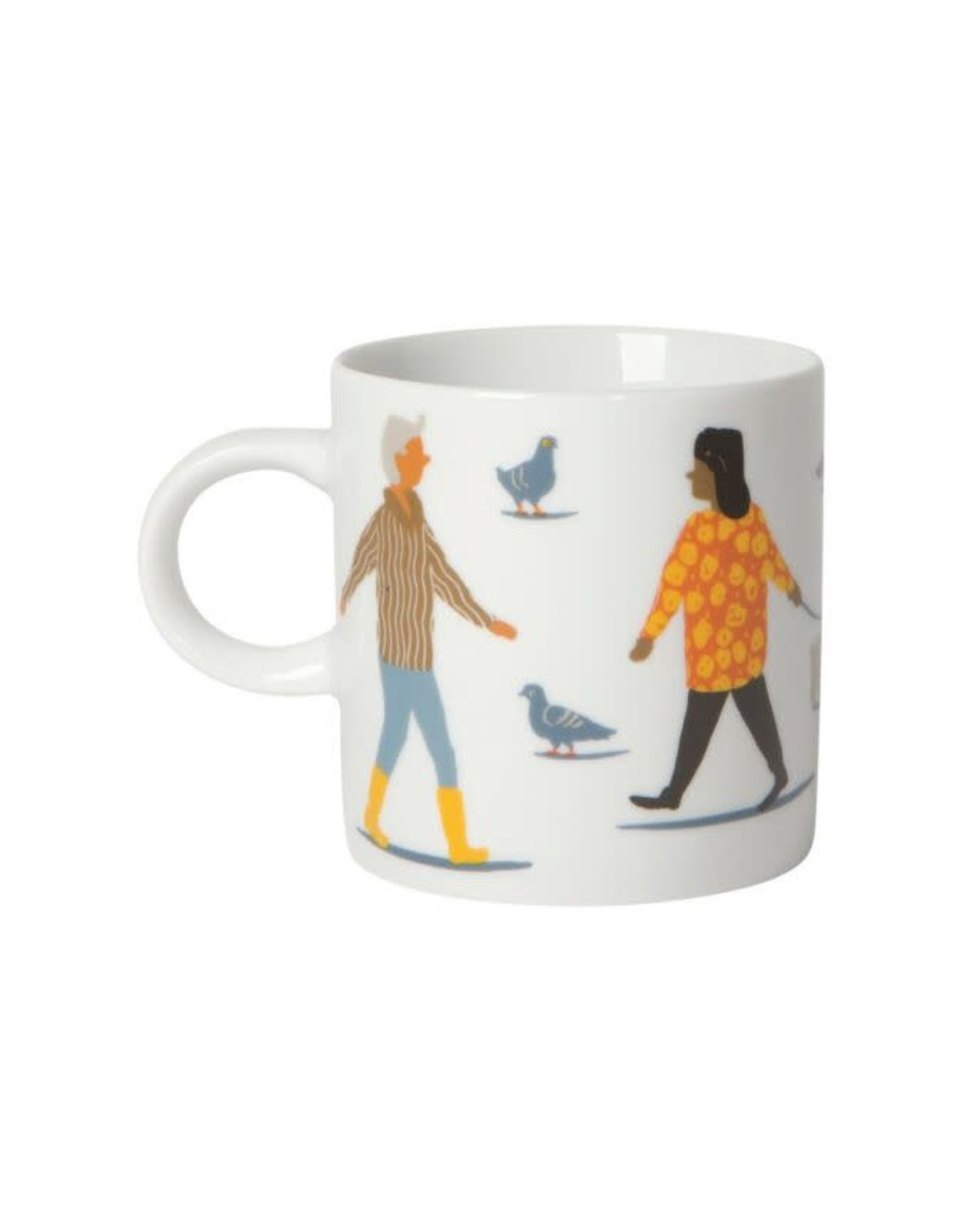 People And Pigeons Mug