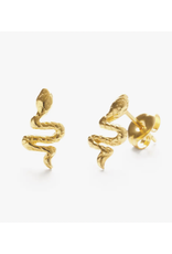 Teeny Tiny Serpent Stud Earrings