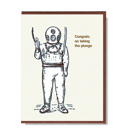 Congrats On Taking The Plunge Greeting Card