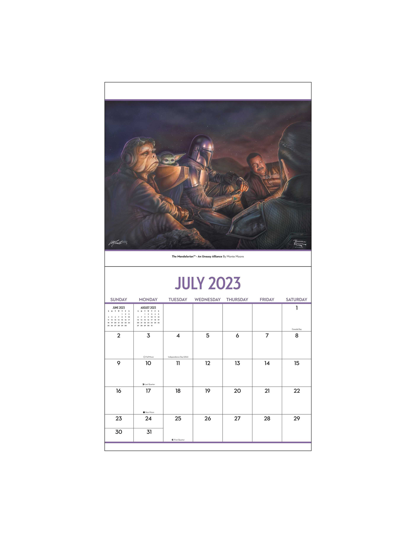 The Mandalorian Wall Calendar 2023